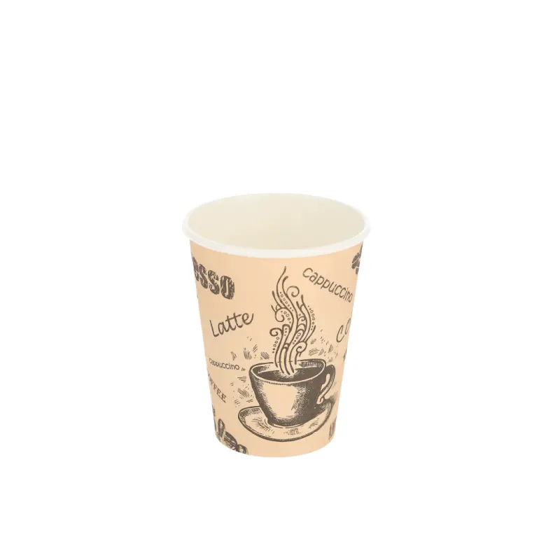 Popierinis puodelis Coffee design, 12oz | 350ml, 1000 vnt/dėž